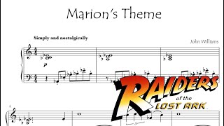 Marions Theme  Raiders of the Lost Ark [upl. by Nagam488]