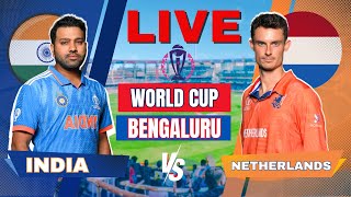 Live IND Vs NED ODI  World Cup 2023  Live Match Score and Gameplay  India Vs Netherlands [upl. by Dustin876]