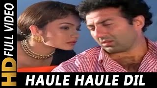 Haule Haule Dil Dole  Udit Narayan Alka Yagnik  Angrakshak 1995 Songs  Sunny Deol Pooja Bhatt [upl. by Larred]