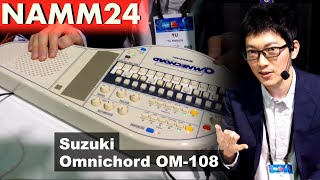 NAMM 2024  Suzuki  Omnichord OM108 [upl. by Yllim]