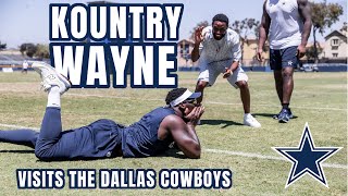 Kountry Wayne Visits Dallas Cowboys Training Camp  Dallas Cowboys 2024 [upl. by Sollows126]