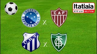 Cruzeiro x Patrocinense  URT x América [upl. by Lapo517]