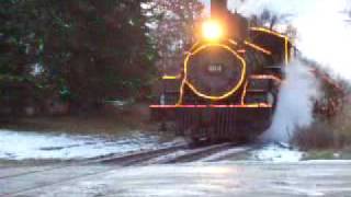 Huckleberry Railroad 464 Crossing one [upl. by Sulokcin551]