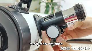 How to use a telescope 76700 Instruction [upl. by Corri16]