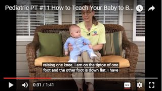 How to Teach Your Baby to Balance in Sitting Pediatric Physical Therapy 11 [upl. by Anairotciv]