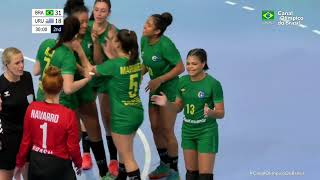 MUNDIAL SUB18 DE HANDEBOL FEMININO 2022  Brasil 31 x 18 Uruguai  Melhores Momentos [upl. by Nnairret757]