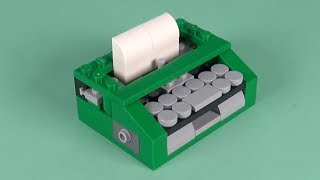 LEGO Typewriter Building Instructions  LEGO Classic 11005 quotHow Toquot [upl. by Aniz]