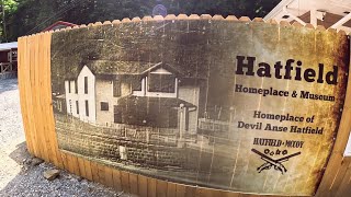 New Hatfield Homeplace Museum tour and updateslast homestead of Devil AnseHatfield and McCoy feud [upl. by Atniuqal682]