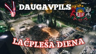 Daugavpils Latvija Lačpleša diena 2023 latvija daugavpils [upl. by Suirradal]