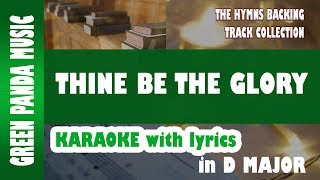 Thine be the Glory  Hymns Karaoke with Lyrics  The Hymn Backing Track Collection [upl. by Kris5]