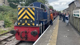 The Wensleydale Railway Industrial Weekend  Diesel Gala  2482024 [upl. by Maddox]