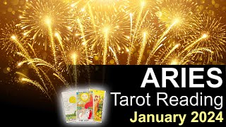 ARIES TAROT READING quotJUSTICE amp KARMIC REWARD ARIES YOURE RIGHT ON TRACKquot January 2024 tarot [upl. by Melquist974]