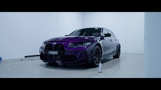 Twilight Purple G80 M3 Competition  Detailing Feature  4K [upl. by Burdelle]