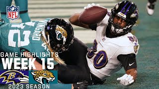 Baltimore Ravens vs Jacksonville Jaguars  2023 Week 15 Game Highlights [upl. by Sakovich]