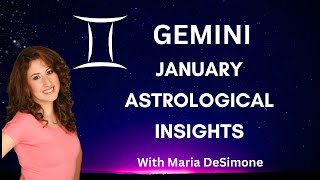 GEMINI  January Astrological Insights [upl. by Eibreh]