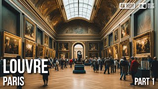 Louvre Museum Paris  Mona Lisa  Walking Tour  4K 🇫🇷 [upl. by Rossen]