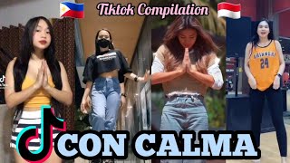 CON CALMA Dance challenge 🔥 Philippines 🇵🇭 amp Indonesia 🇲🇨 [upl. by Ahsinar326]