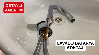 reklam Lavabo batarya montajı  Lavabo bataryası nasıl sökülür  Lavabo bataryası nasıl takılır [upl. by Brause]