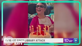 Bloomingdale woman continues to recover 15 years after brutal library attack [upl. by Carolee614]