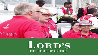 Ashes Legacy Volunteers and Lords staff creating the ultimate cricket experience  MCCLords [upl. by Pacian]