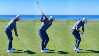 Xander Schauffele Golf Swing  DRIVER SEQUENCE  Full Speed  SLOW MOTION [upl. by Anovad]