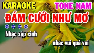 Karaoke Đám Cưới Như Mơ Tone Nam Nhạc Sống Cha Cha Mới Nhất  Kho Nhạc Karaoke [upl. by Yetty348]