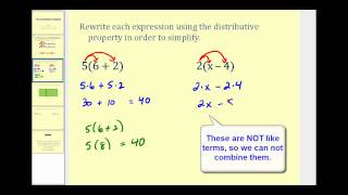 Introduction to the Distributive Property [upl. by Holmann]