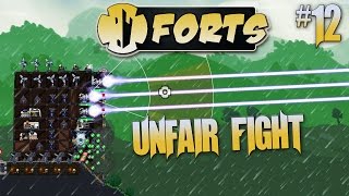 Forts Campaign 12 Three Angry Bears Unfair 3v1 [upl. by Ailecnarf]