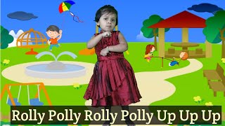 Roly Poly Roly Poly Song  Rolly Polly  Nursery Rhymes for Kids  roly poly roly poly poem [upl. by Syman]