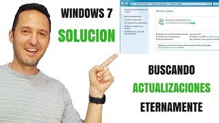 Windows 7 se queda buscando actualizaciones eternamente [upl. by Atidnan]