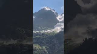 Insane boulder impact on mountain nature mountains [upl. by Doykos]