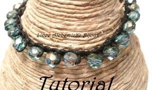 Tutorial  Bracciale alluncinetto [upl. by Manoop407]