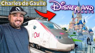 Going To Disneyland Paris From Charles de Gaulle Airport By Train Step By Step Guide [upl. by Hcelemile]