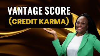 Personal Credit 101 Whats a VantageScore 30  Shamika Saves [upl. by Caylor]