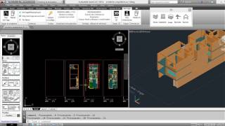 AutoCAD  3D transforma planos 2D en 3D automaticamente [upl. by Legyn736]