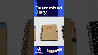 Stylish Customized Diary for Corporate Gifts  Personalized Office Essentials by Corporate Souvenirs [upl. by Ydieh]