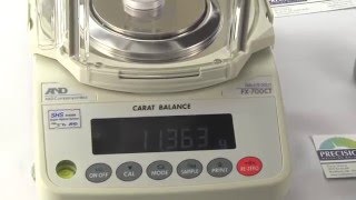 Laboratory Balance Calibration for AampD Weighing FX700CT [upl. by Kylie863]