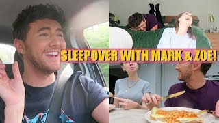 SLEEPOVER WITH MARK amp ZOE [upl. by Ahsienat386]