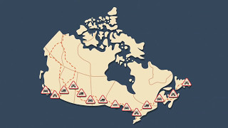 Warning The Trans Canada Trail is a dangerous roadway [upl. by Croydon]