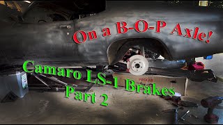 Install 9802 CamaroFirebird Rear Disk Brakes for a bolt on 6472 GM 10 or 12 bolt Axle [upl. by Burnett]