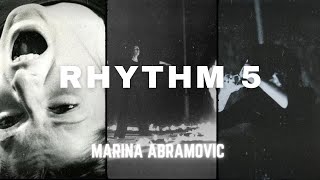 Marina Abramović risked her life in Rhythm 5 1974 performance [upl. by Nim19]