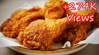 THE SECRETS TO MAKE THE BEST CRISPY AND JUICY FRIED CHICKEN SO DELICIOUS BETTER THAN TAKE OUT [upl. by Cantone]