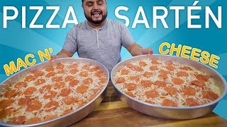 PIZZA de SARTÉN  MAC n CHEESE  EL GUZII [upl. by Sesylu132]