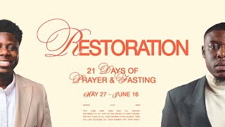 CAMPUS RUSH  21 DAYS OF PRAYER AND FASTING  RESTORATION  DAY 20 [upl. by Merill]