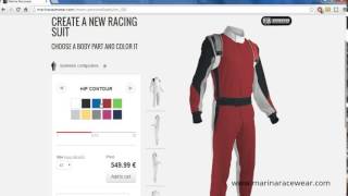 Marina Racewear FIA racing suit Customizer Tutorial [upl. by Kelbee]