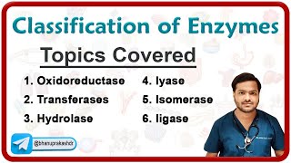 Classification of Enzymes MBBS Board Exams 📘🎓 [upl. by Juditha]