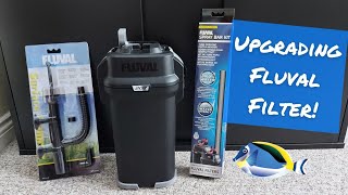 Upgrading Fluval Filter with Surface Skimmer and Spray bar [upl. by Stricklan684]