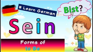 German lesson to be English CC  Sein  Deutsch Lernen [upl. by Selden]