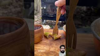 Cooking baklava outdoor outdoorcooking baklava food [upl. by Luamaj670]