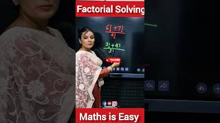 Easy Way to solve Factorial Maths Hack 🔥 maths ytshorts viral shorts class11maths [upl. by Tarrah]